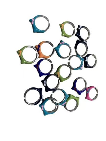Ring display case front view